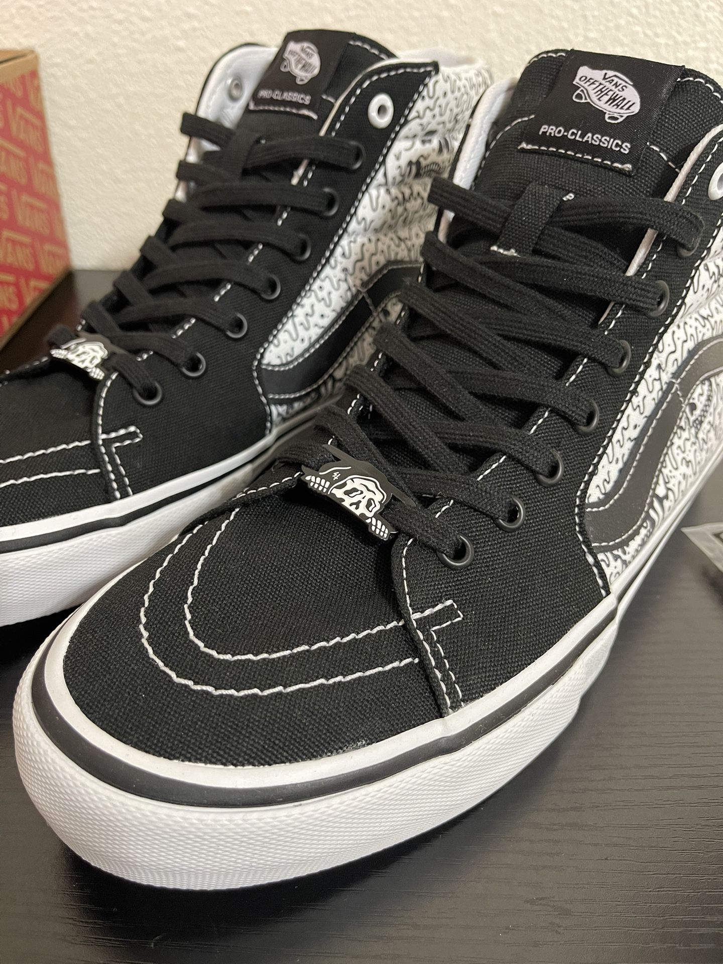 Vans X Sketchy Tank Sk8 Hi Pro 'Black/White' US