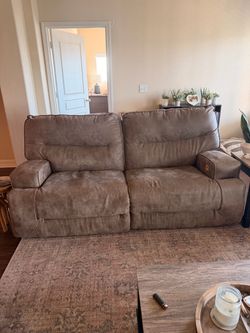 Electric Reclining Couch Sofa & Love Seat (set)