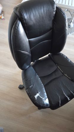 Black Desk & Office Chair Set - Quick Sale!
