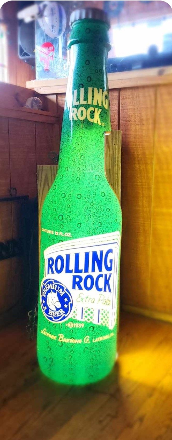 Rolling Rock Pool Table Light