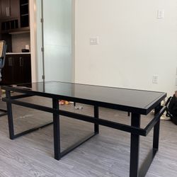 Black Glass Coffee Table