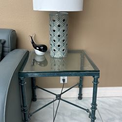 End Tables with Lamps