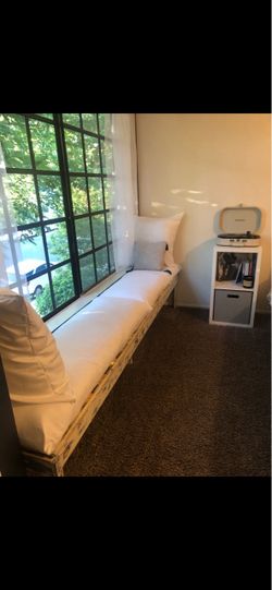 Window Bench Cushion Set with Pillows