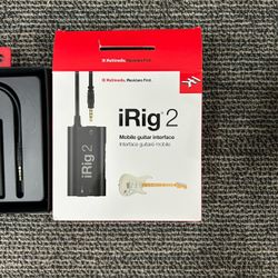 iRig2 Guitar Mobile Guitar Interface 