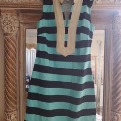 Sail To Sable Dress, Tunic Neckline Gorgeous Dress! Like New!