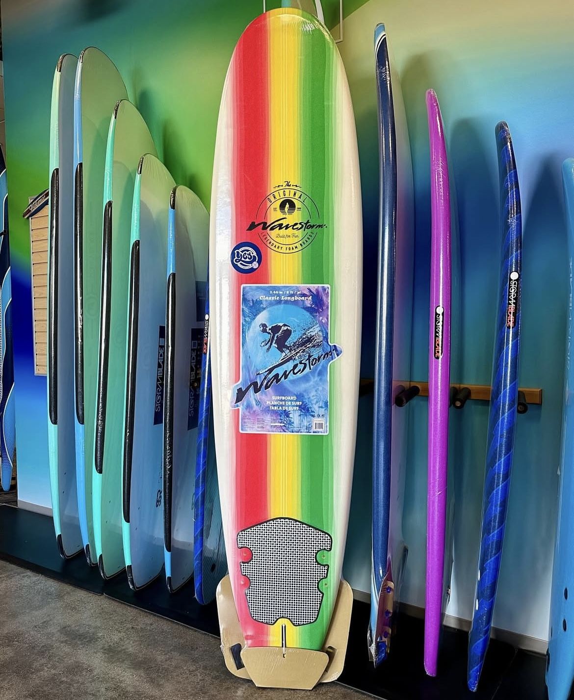 8ft Beginner Wavestorm Surfboard (Brand New)