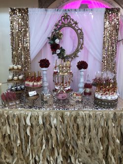 Quinceañera candy table