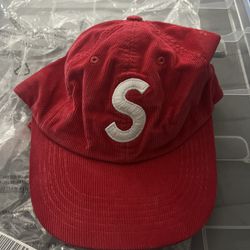 Supreme Corduroy s Logo Hat