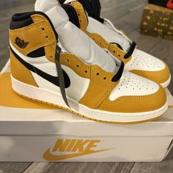 Retro Air Jordan 1 Yellow Orchre