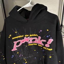 Sp5der Hoodie Black Size Medium