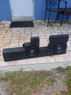 CT Sounds Dual Subwoofer Enclosure Box