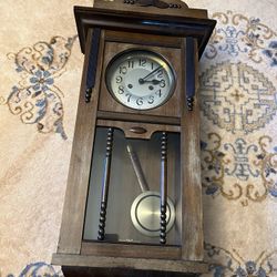 Antique German Friedrich Mauthe Wall Clock 1(contact info removed) Gongschlag Adler Gong F.M.S