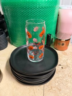 Pumpkin Beer Can Glass