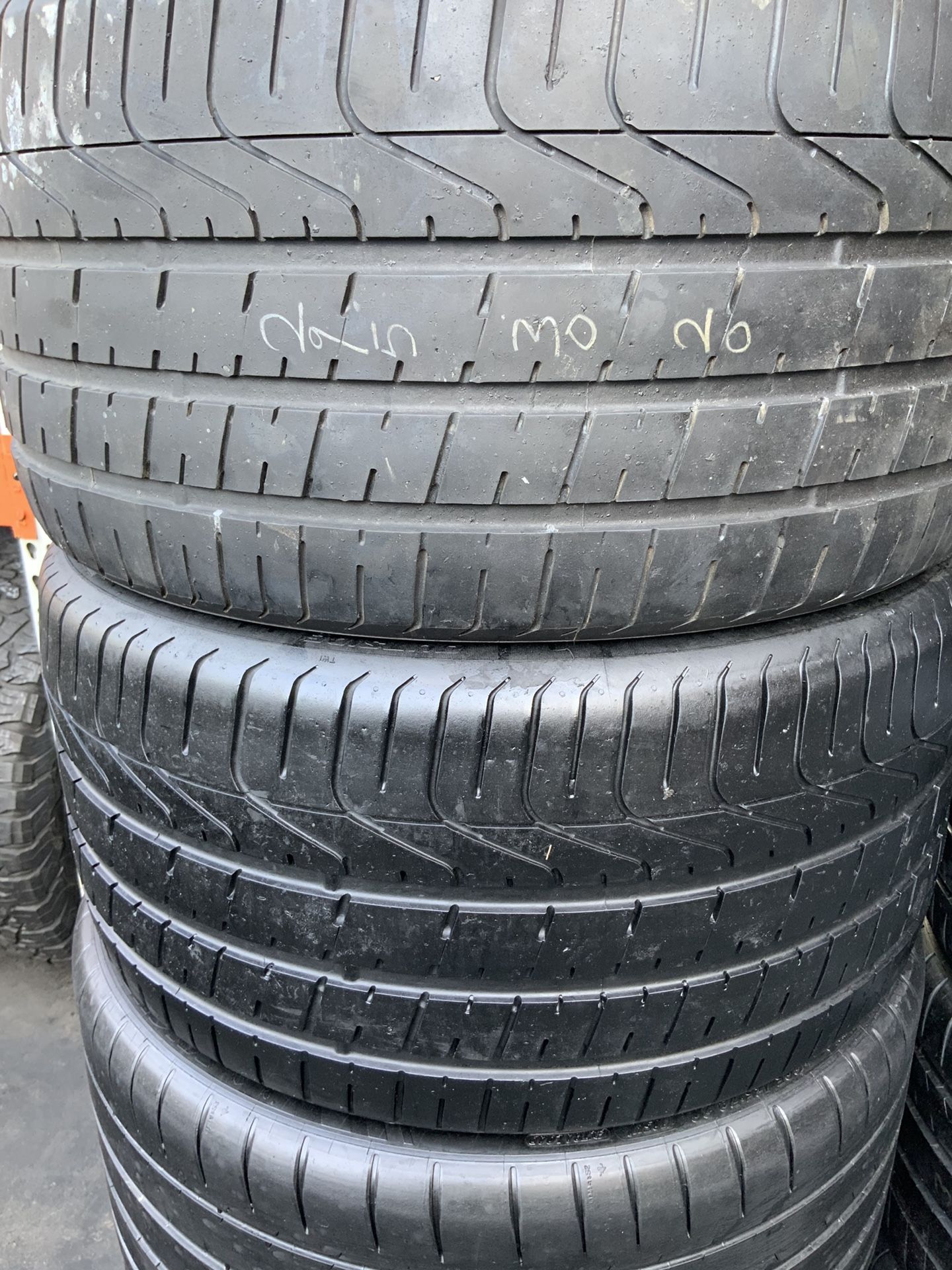 295 30 20. Pirelli tires