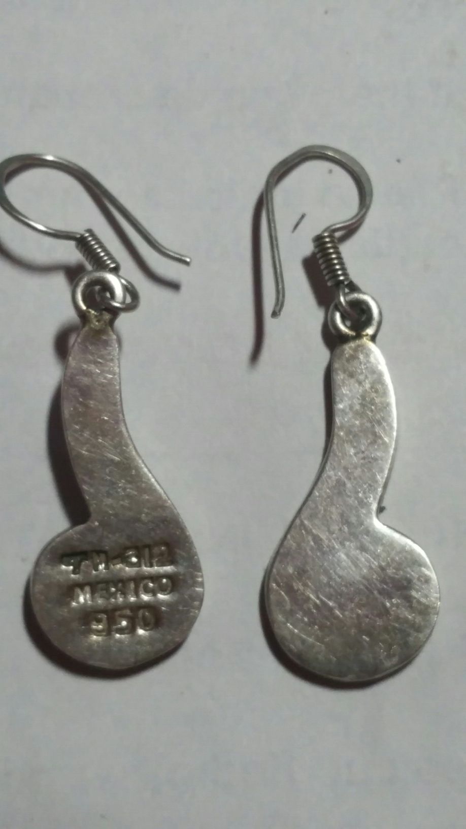 Plata 950 opals Earrings