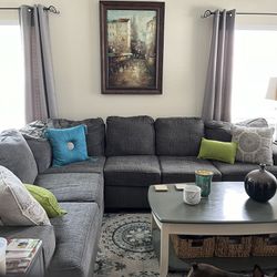 Large Broyhill Sectional Sofa