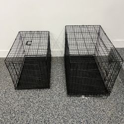 Two Large And Medium Dog Cage