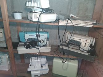Vintage sewing machines