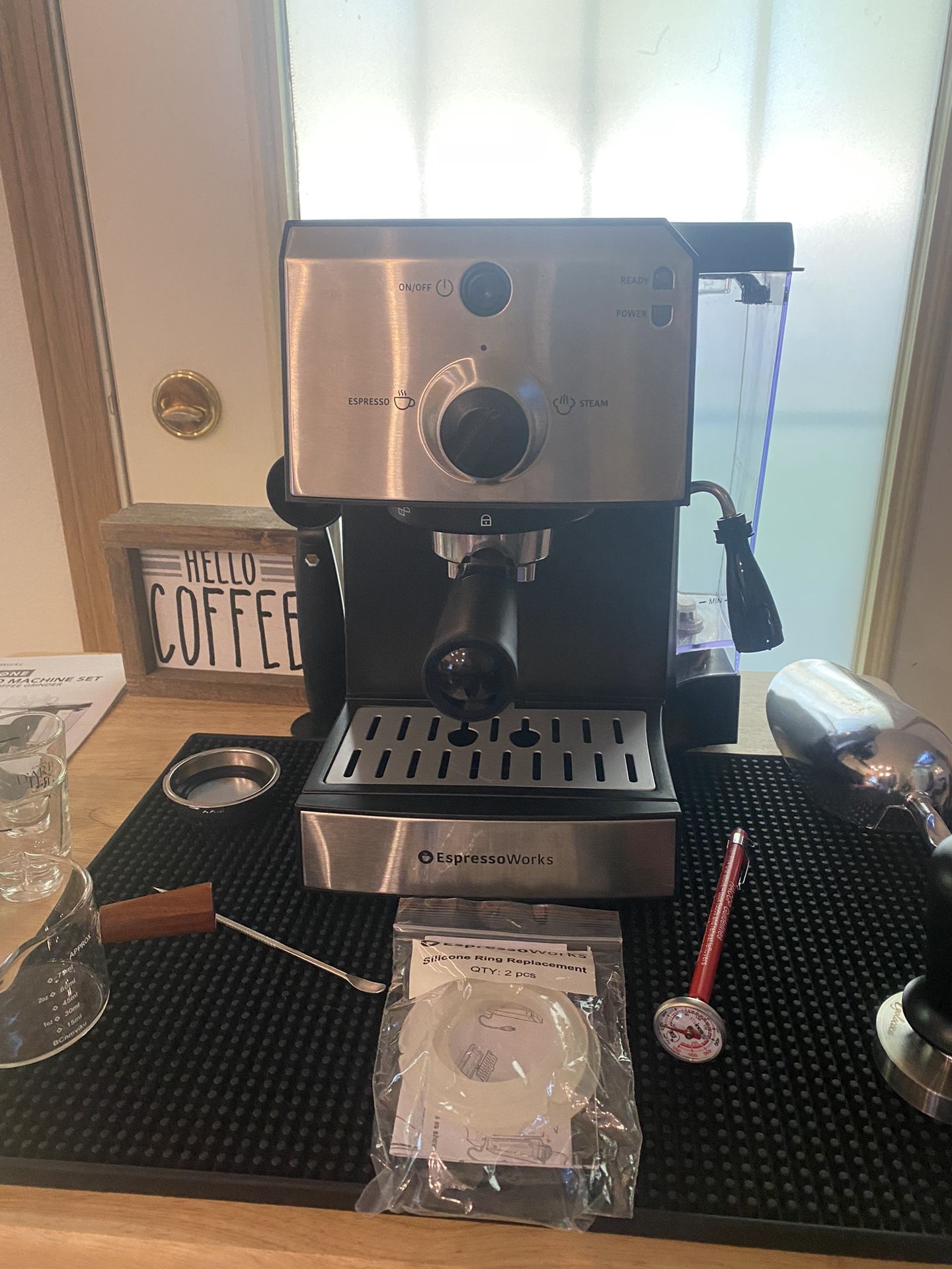 EspressoWorks All-In-One Espresso Machine 