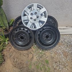 black steel wheel rim