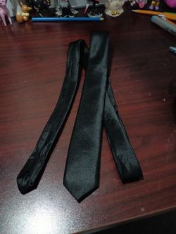 Boys black tie