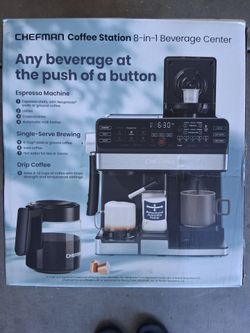 Chef Man coffee station 8 in 1 beverage machine
