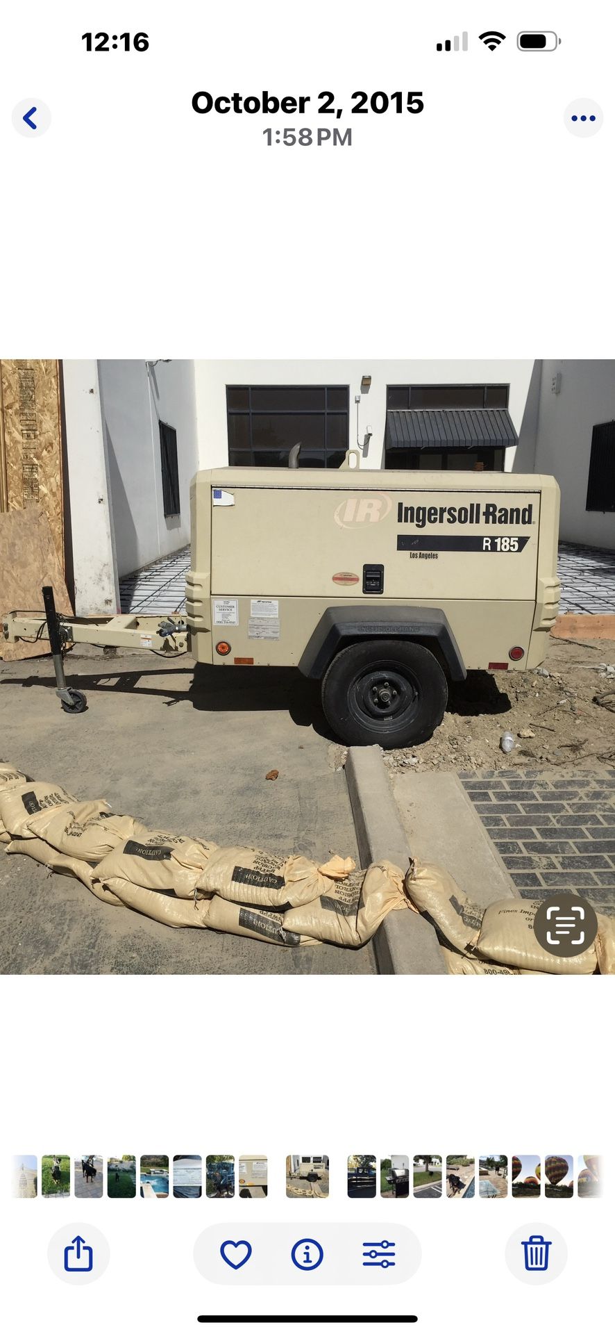 Air Compressor Low Hours