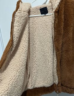 Sherpa Fleece Zip-Up Jacket