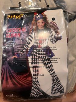 Spirit Carnival Clown Kids Halloween Costume