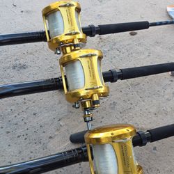 Penn International Reels/New Lines/New Bent Butt Rods