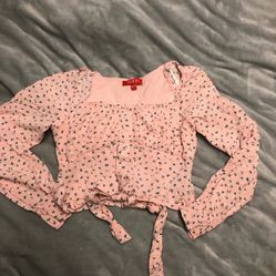Guess cropped blouse