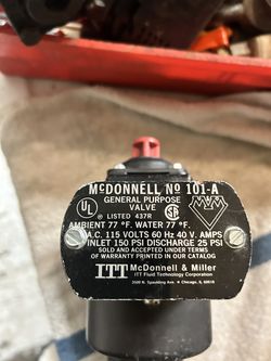 Steam boiler valve