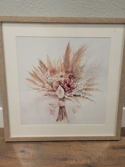 Framed Floral Picture