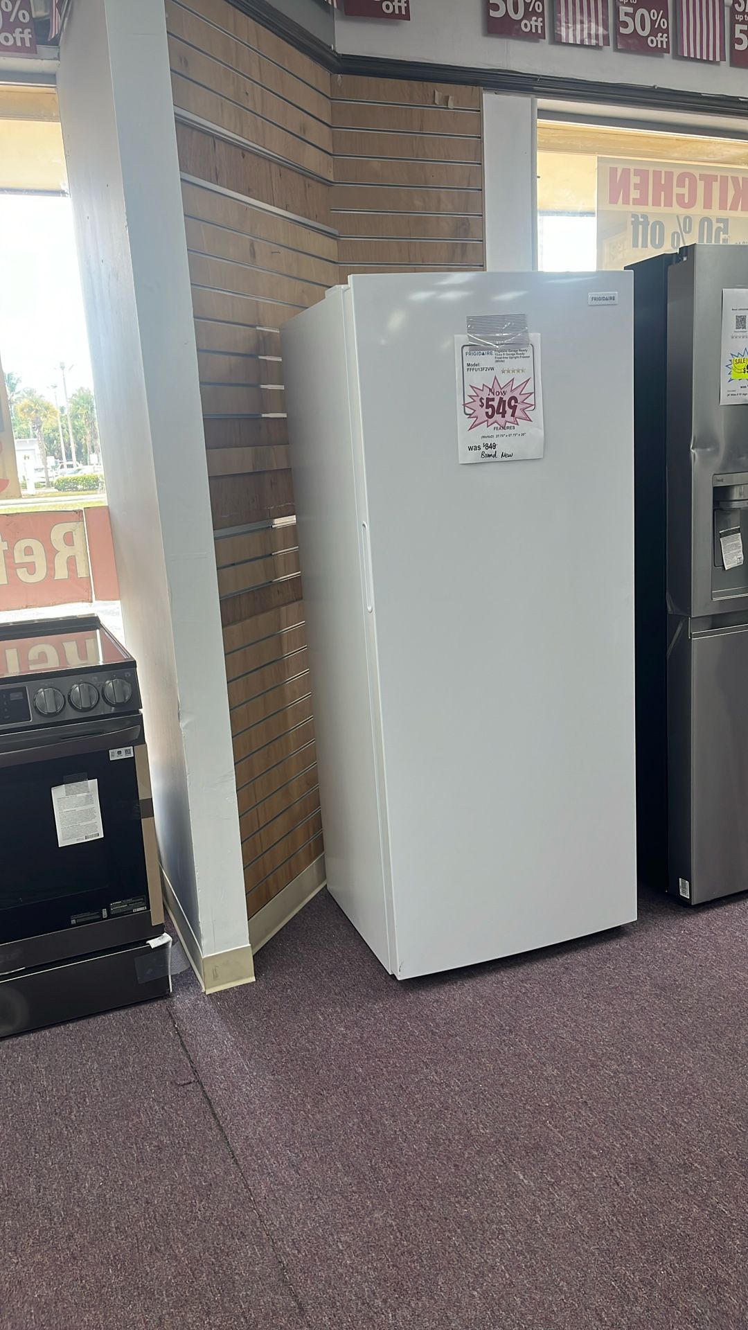 Freezer Upright New Open Box