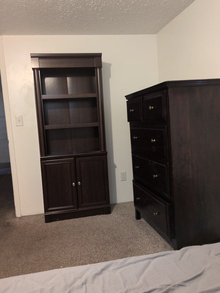 Dresser And Bookshelf