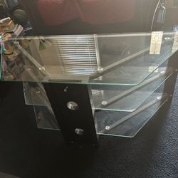 Glass End Table