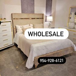 Brand New Bedroom Set- Shop Now Pay Later- FREE MATTRESS AND BOX SPRING INCLUDED.