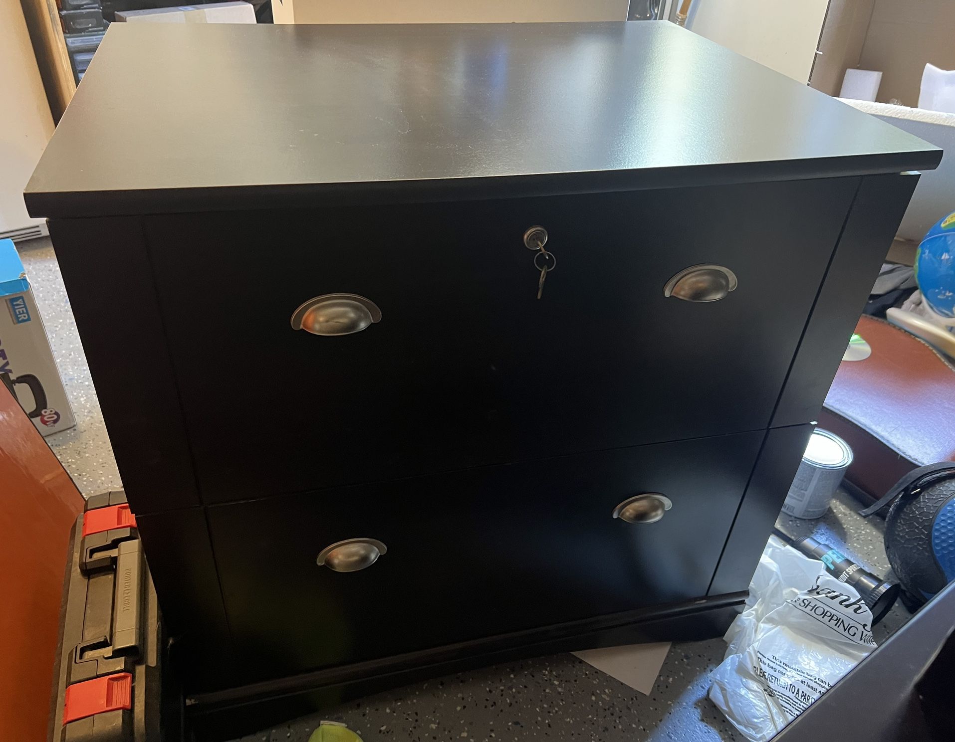 2 Drawer Filing Cabinet With Lock And Key