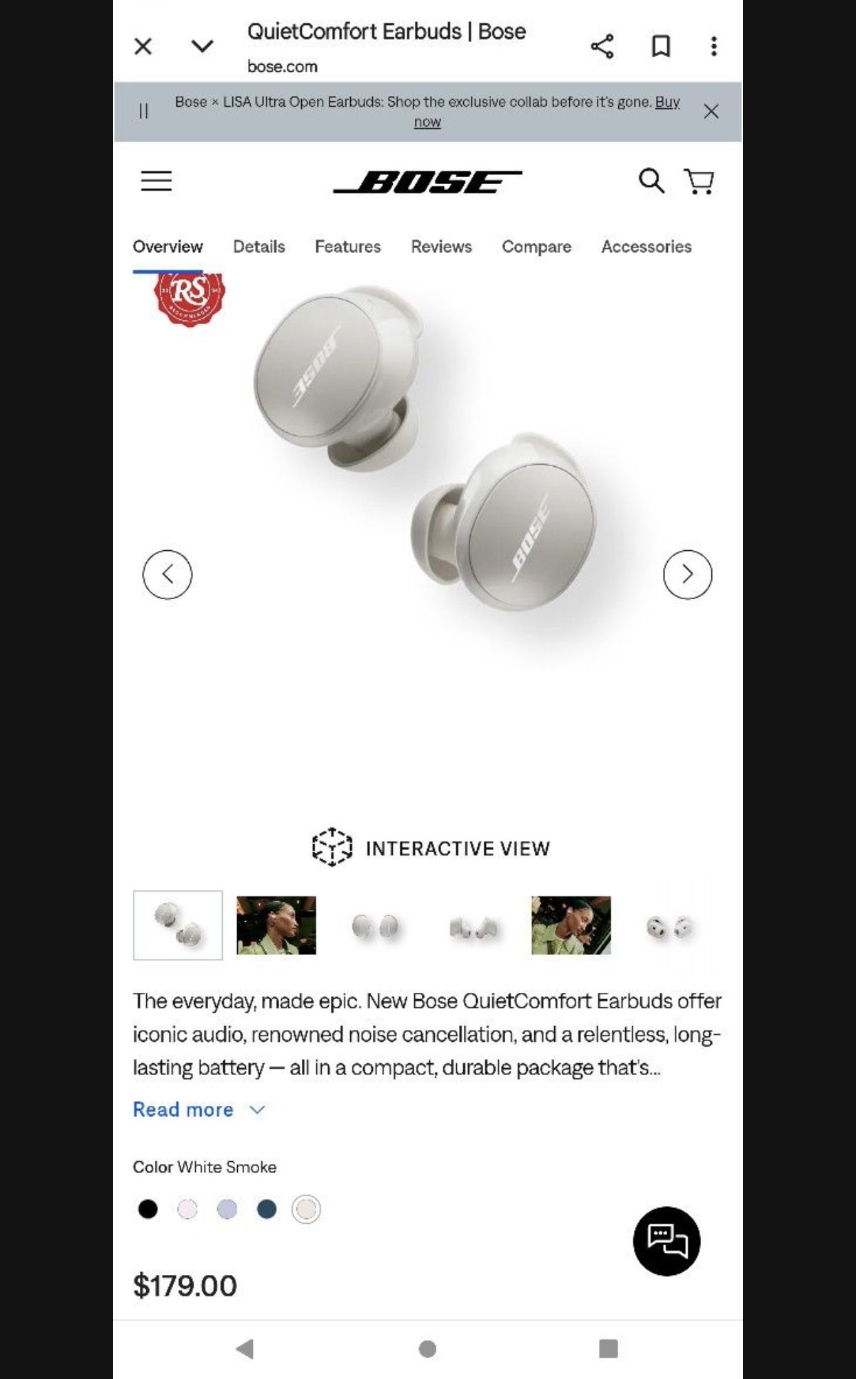 Bose Quiet Comfort Earbuds