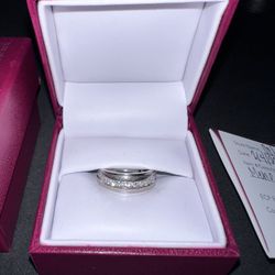 10k White Gold .25 Ctw Diamond Ring 