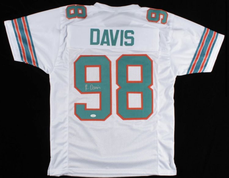 MIAMI DOLPHINS Jersey Signed By RAEKWON DAVIS With COA