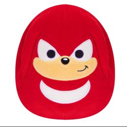 New with tag Squishmallow Kellytoy Plush Sonic the Hedgehog Knuckles 7.5" Red Stuff Toy  Price firm  Comes from pet free smoke free home 