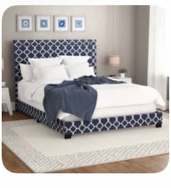 Low profile king bed frame