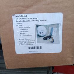 Have 4 Units In Boxes- Smoke Alarm And Strobe For Deaf And Handicap 120volt