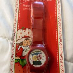 Strawberry Shortcake Watch LCD 2005 NIP New