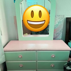 Vanity Mirror drawer set and nightstand 