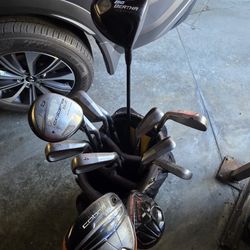 Cobra Golf Bag With Golf Clubs