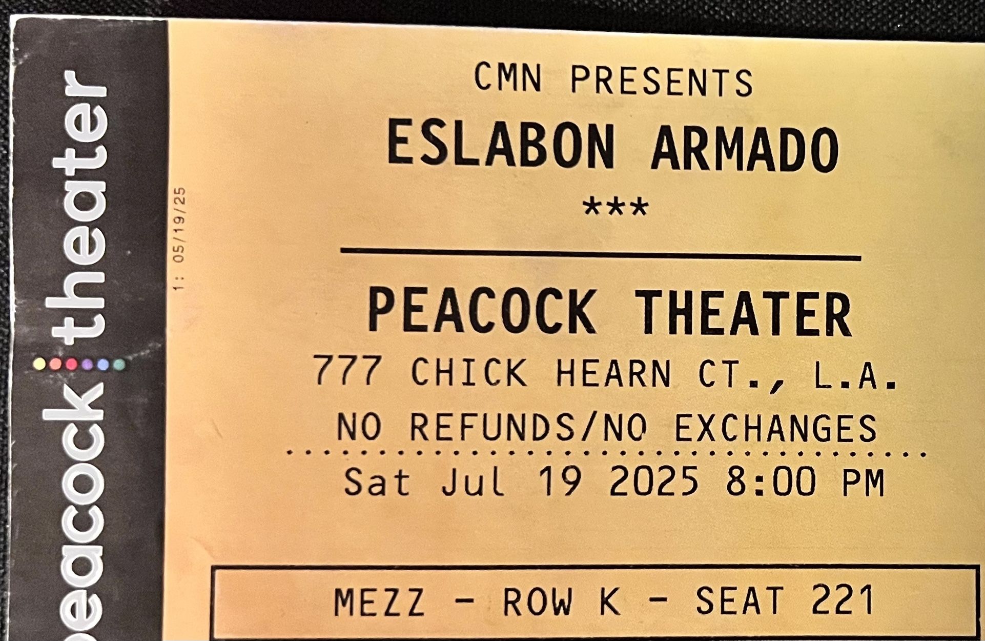 Eslabón Armado Ticket