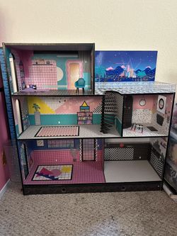 LOL Wooden Dollhouse $70