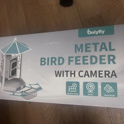 Metal bird Feeder With Camera
